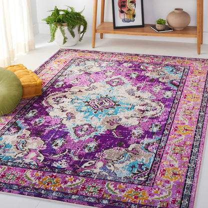 Tapis SAFAVIEH Monaco Océane Boho à médaillon vieilli
