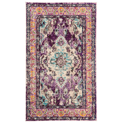 Tapis SAFAVIEH Monaco Océane Boho à médaillon vieilli