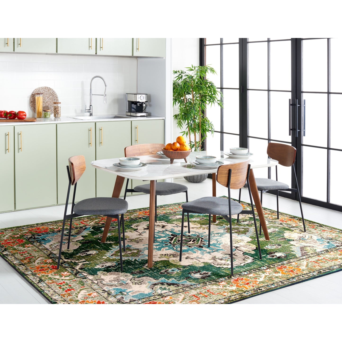 Tapis SAFAVIEH Monaco Océane Boho à médaillon vieilli