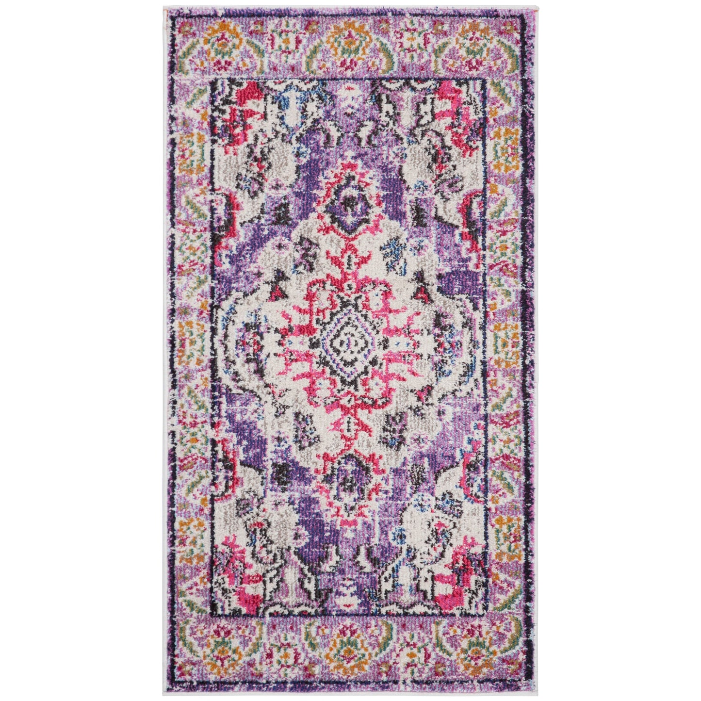 Tapis SAFAVIEH Monaco Océane Boho à médaillon vieilli