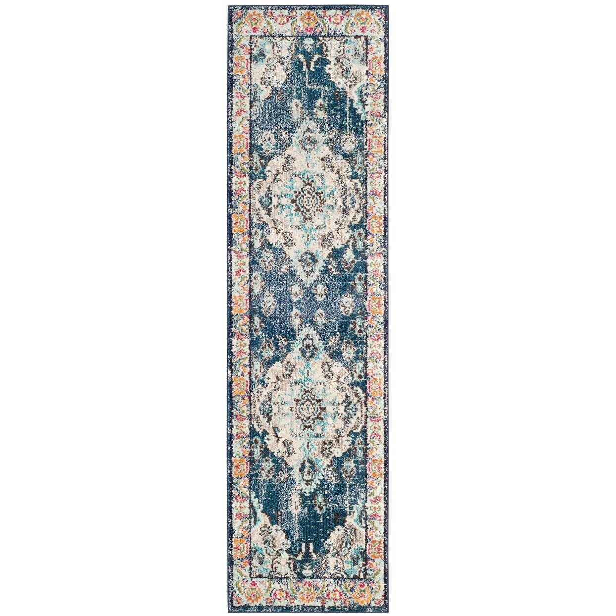 Tapis SAFAVIEH Monaco Océane Boho à médaillon vieilli