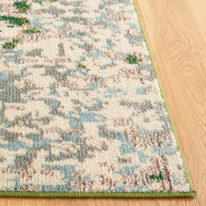 Tapis SAFAVIEH Monaco Panna Boho Abstrait Moderne Aquarelle