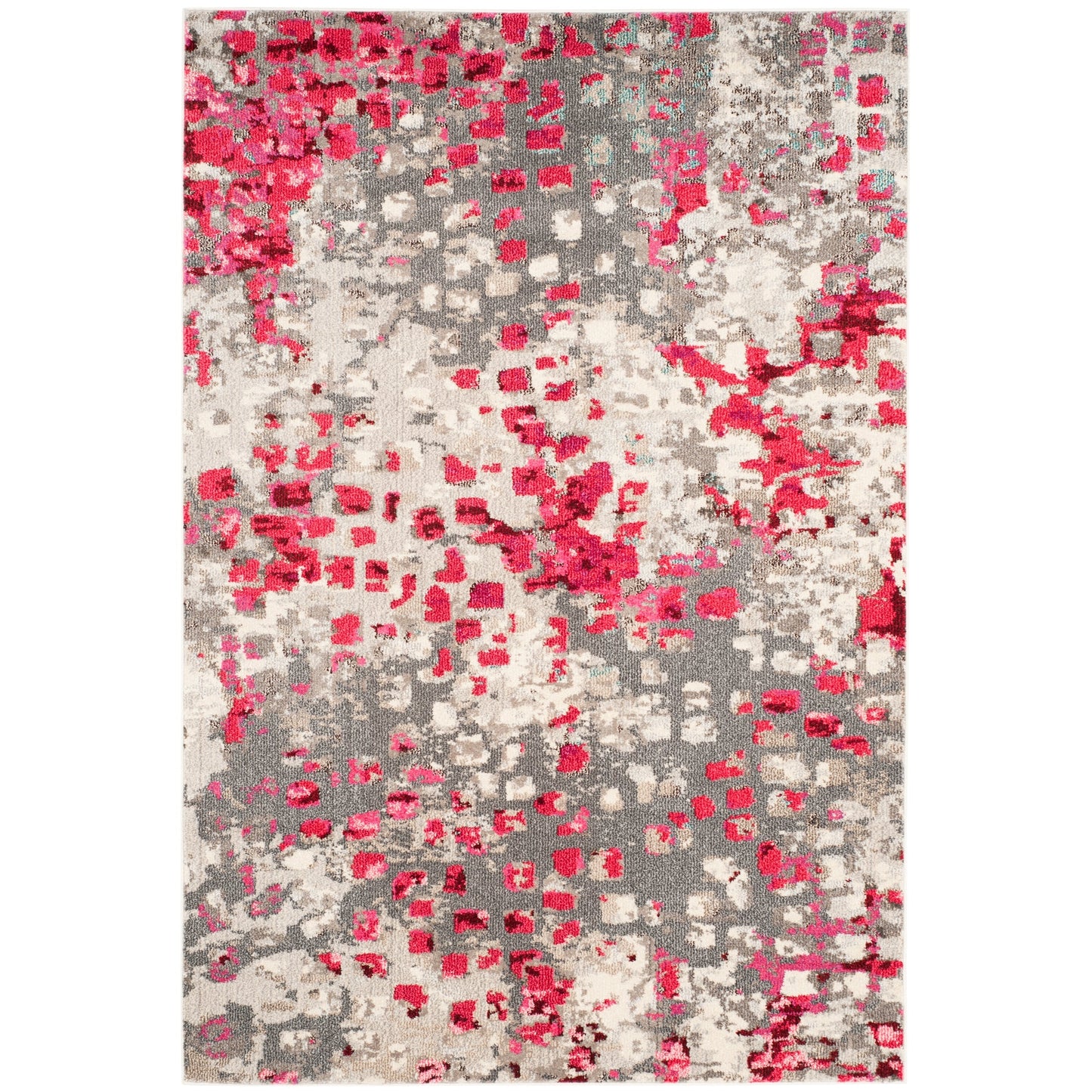 Tapis SAFAVIEH Monaco Panna Boho Abstrait Moderne Aquarelle
