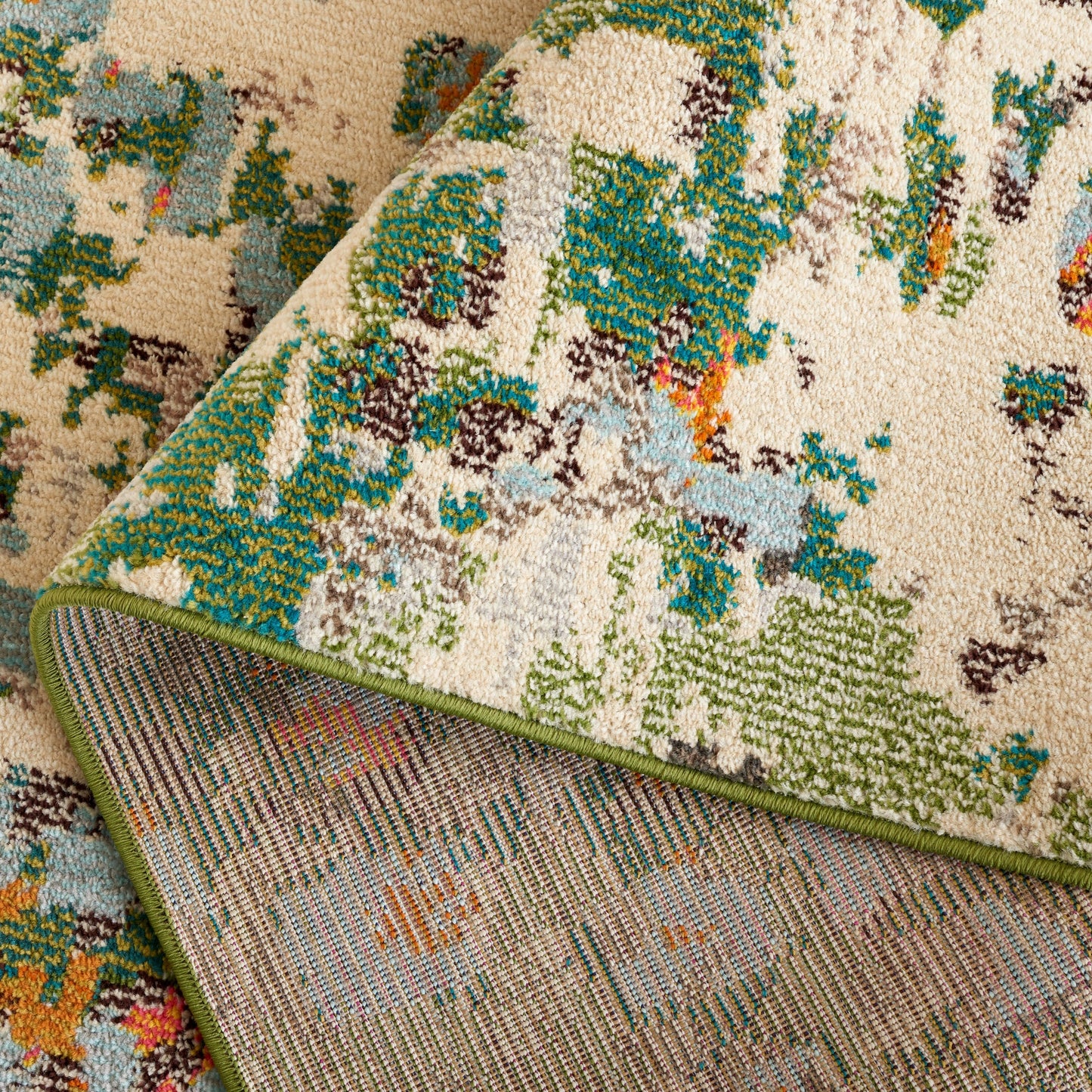 Tapis SAFAVIEH Monaco Panna Boho Abstrait Moderne Aquarelle