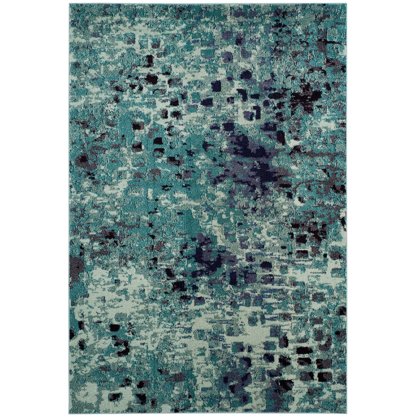 Tapis SAFAVIEH Monaco Panna Boho Abstrait Moderne Aquarelle