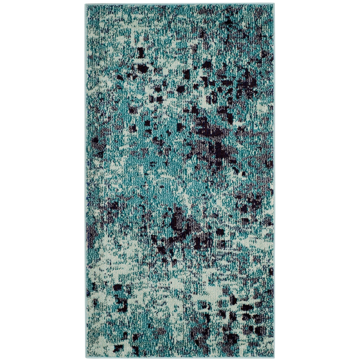 Tapis SAFAVIEH Monaco Panna Boho Abstrait Moderne Aquarelle