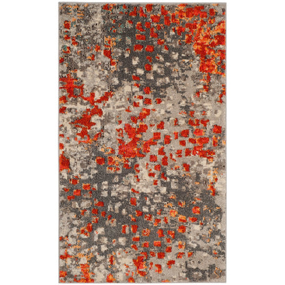 Tapis SAFAVIEH Monaco Panna Boho Abstrait Moderne Aquarelle