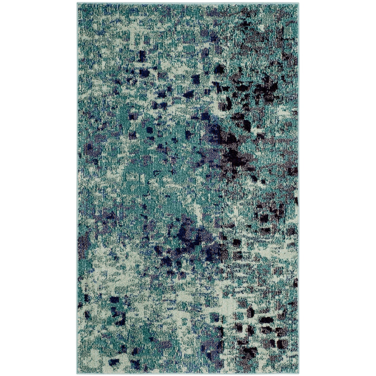 Tapis SAFAVIEH Monaco Panna Boho Abstrait Moderne Aquarelle