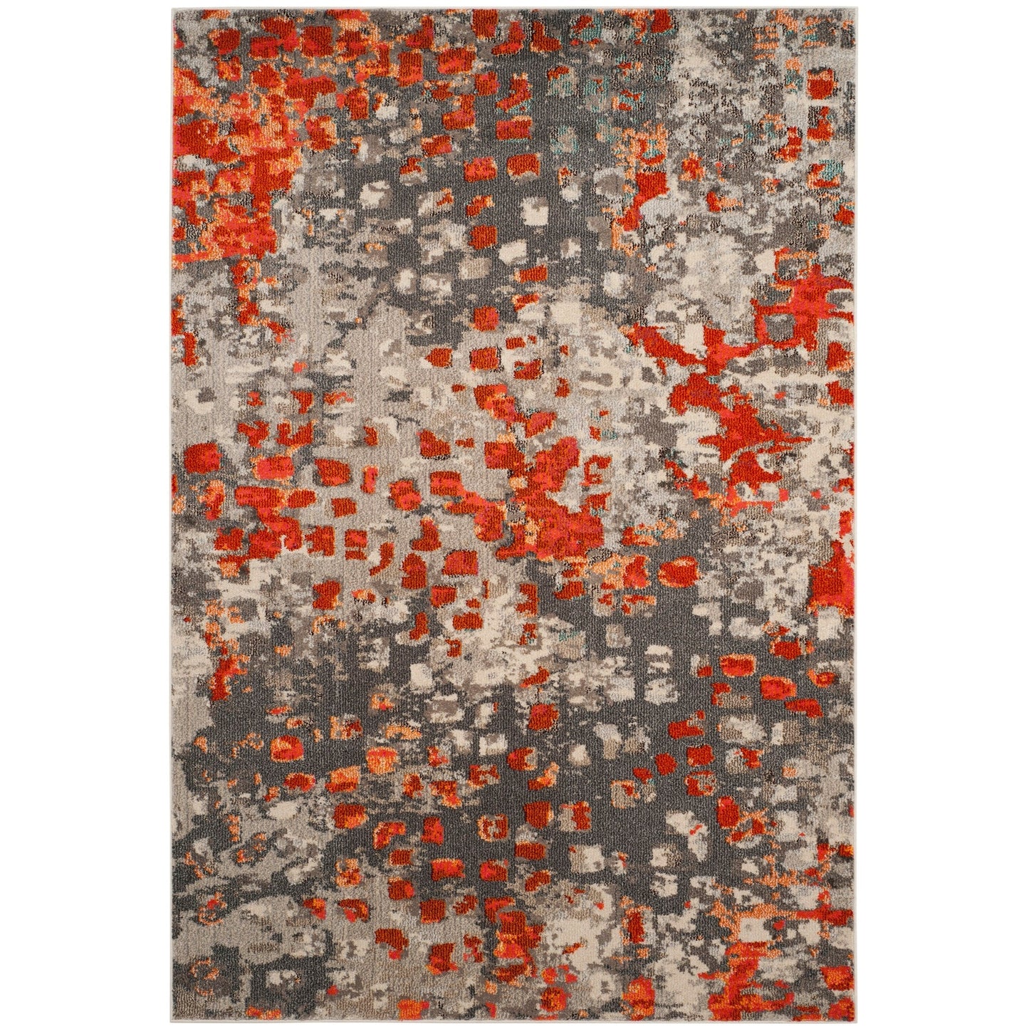 Tapis SAFAVIEH Monaco Panna Boho Abstrait Moderne Aquarelle