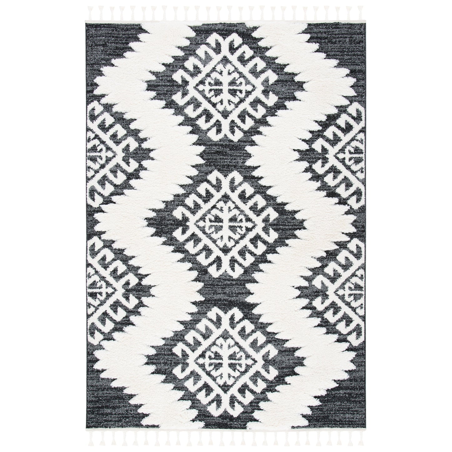 Safavieh Poignets marocains à franges, style bohème tribal, 5 cm d'épaisseur