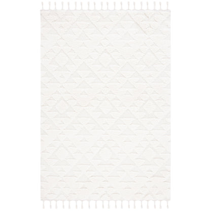 Tapis SAFAVIEH marocain à franges et poils longs Delores, épaisseur 5 cm