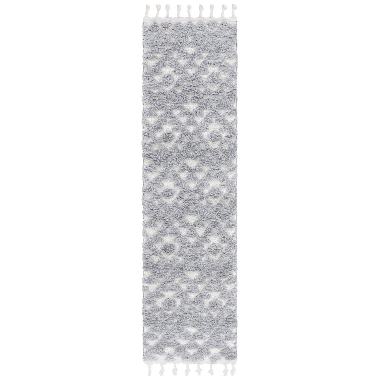 Tapis SAFAVIEH marocain à franges et poils longs Delores, épaisseur 5 cm