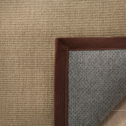 Tapis en sisal à bordure décontractée en fibre naturelle SAFAVIEH Alleen