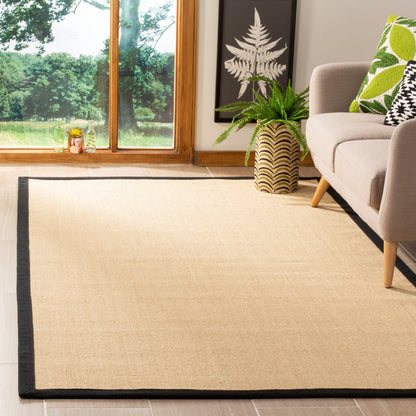 Tapis en sisal à bordure décontractée en fibre naturelle SAFAVIEH Alleen