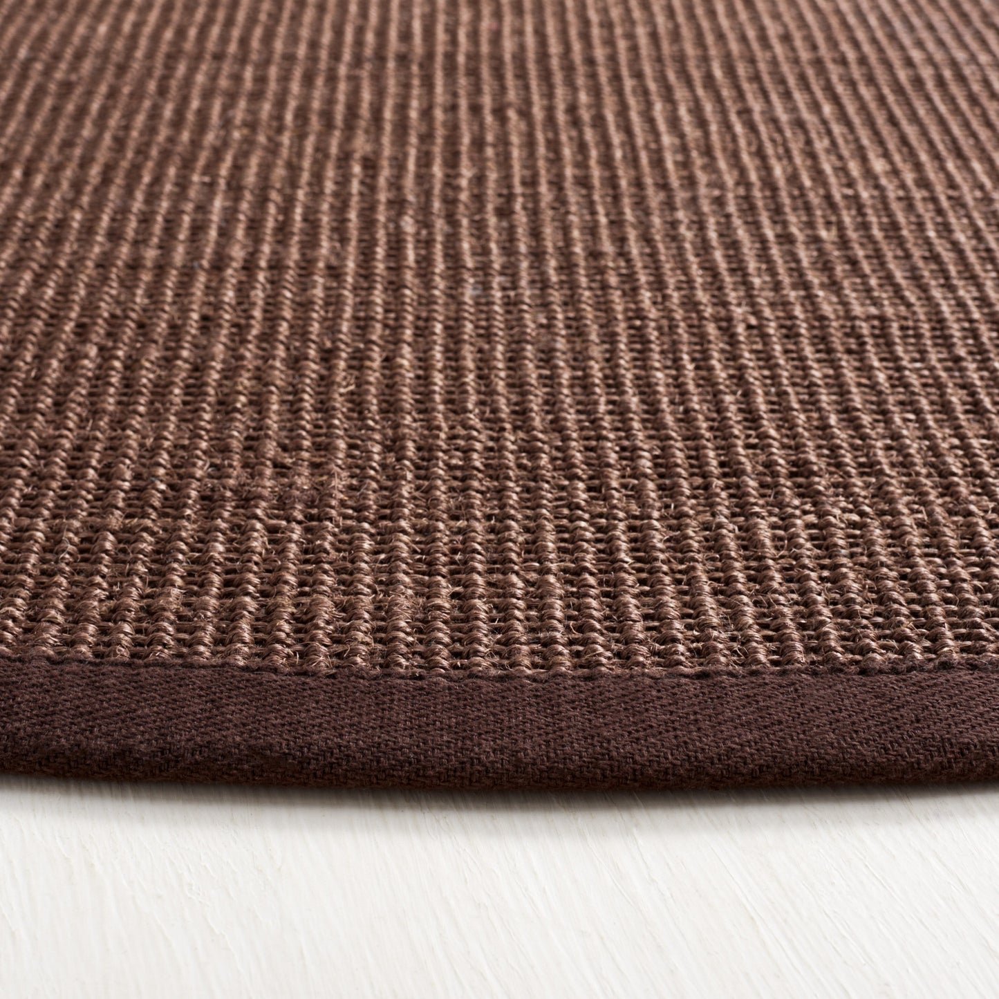 Tapis en sisal à bordure décontractée en fibre naturelle SAFAVIEH Alleen