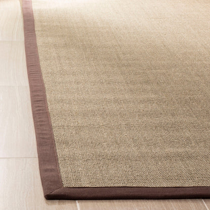 Tapis en sisal à bordure décontractée en fibre naturelle SAFAVIEH Alleen