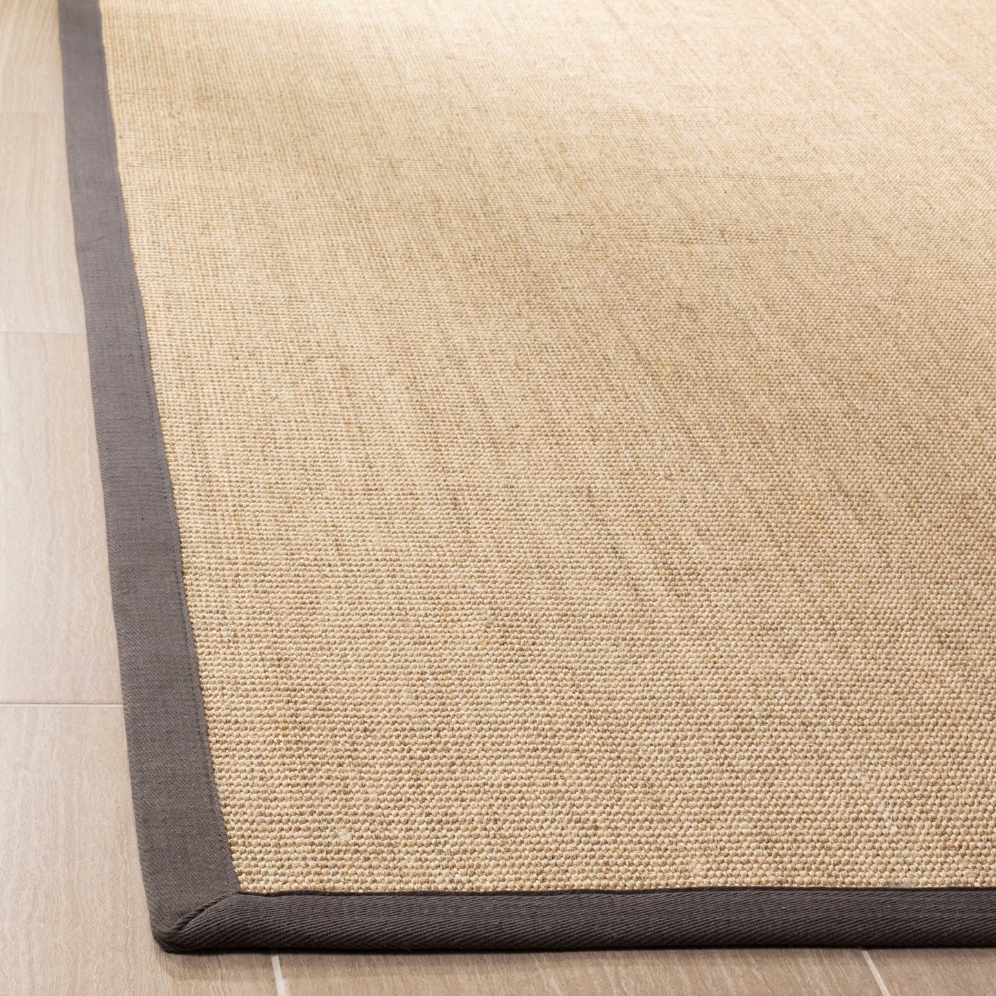 Tapis en sisal à bordure décontractée en fibre naturelle SAFAVIEH Alleen
