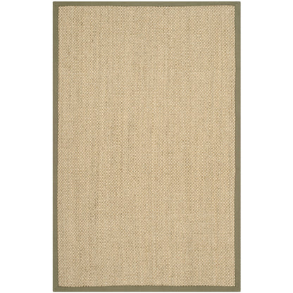 Tapis à bordure en sisal Elmyra en fibre naturelle SAFAVIEH
