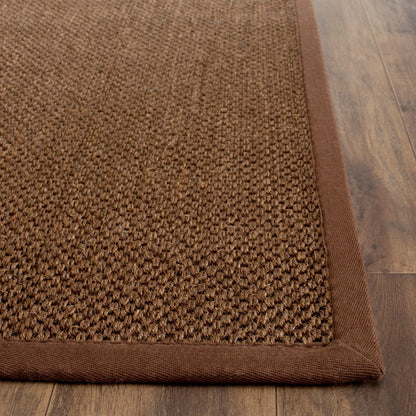 Tapis à bordure en sisal Elmyra en fibre naturelle SAFAVIEH