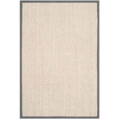 Tapis à bordure en sisal Elmyra en fibre naturelle SAFAVIEH