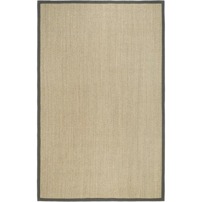 Tapis à bordure en sisal Elmyra en fibre naturelle SAFAVIEH