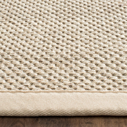 Tapis en sisal Lorine à bordure décontractée en fibres naturelles SAFAVIEH