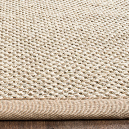 Tapis en sisal Lorine à bordure décontractée en fibres naturelles SAFAVIEH