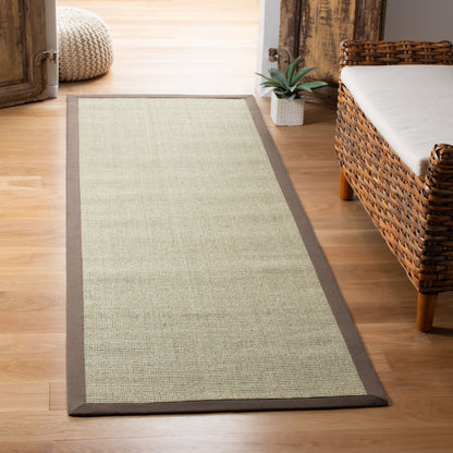 Tapis en sisal à bordure Madelyn en fibres naturelles SAFAVIEH