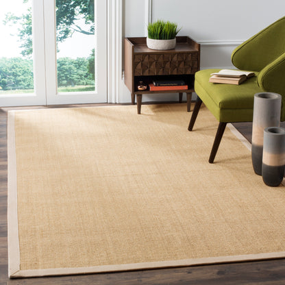 Tapis en sisal à bordure Madelyn en fibres naturelles SAFAVIEH