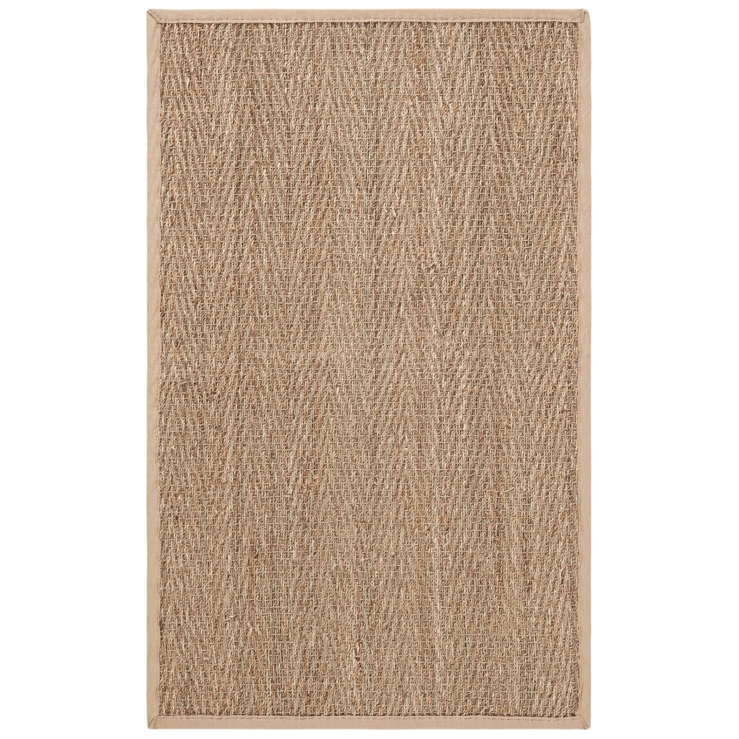 Tapis Trilby en fibres naturelles SAFAVIEH à chevrons en jonc de mer
