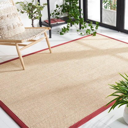 Tapis en sisal SAFAVIEH Venus en fibre naturelle, bordure décontractée