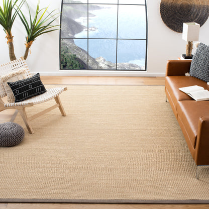 Tapis en sisal SAFAVIEH Venus en fibre naturelle, bordure décontractée