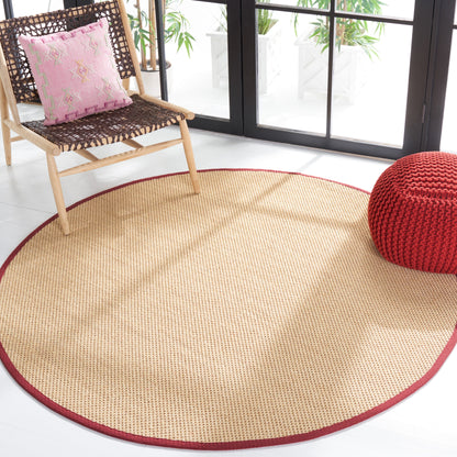 Tapis en sisal SAFAVIEH Venus en fibre naturelle, bordure décontractée
