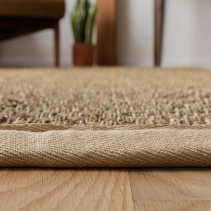 Tapis SAFAVIEH en fibres naturelles Zymryd à motif vannerie en jonc de mer