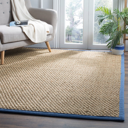 Tapis SAFAVIEH en fibres naturelles Zymryd à motif vannerie en jonc de mer