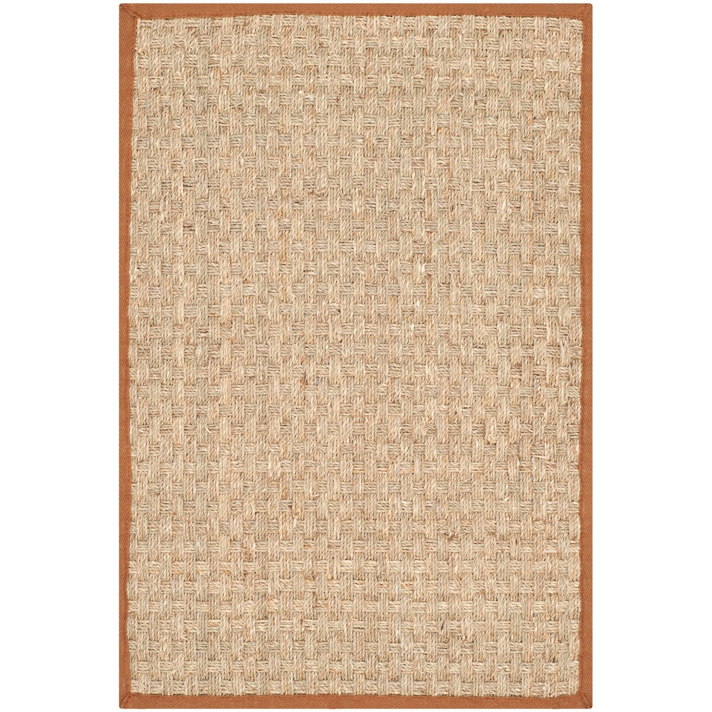 Tapis SAFAVIEH en fibres naturelles Zymryd à motif vannerie en jonc de mer