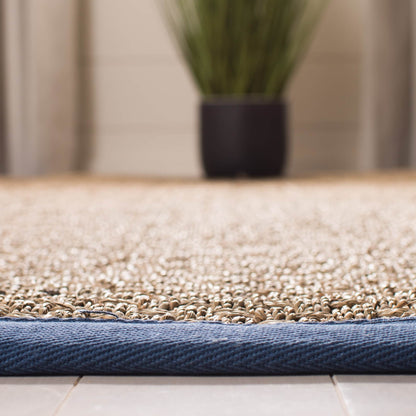 Tapis SAFAVIEH en fibres naturelles Zymryd à motif vannerie en jonc de mer