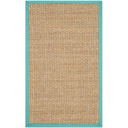 Tapis SAFAVIEH en fibres naturelles Zymryd à motif vannerie en jonc de mer