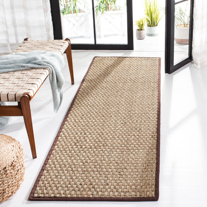 Tapis SAFAVIEH en fibres naturelles Zymryd à motif vannerie en jonc de mer