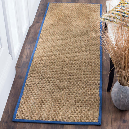 Tapis SAFAVIEH en fibres naturelles Zymryd à motif vannerie en jonc de mer