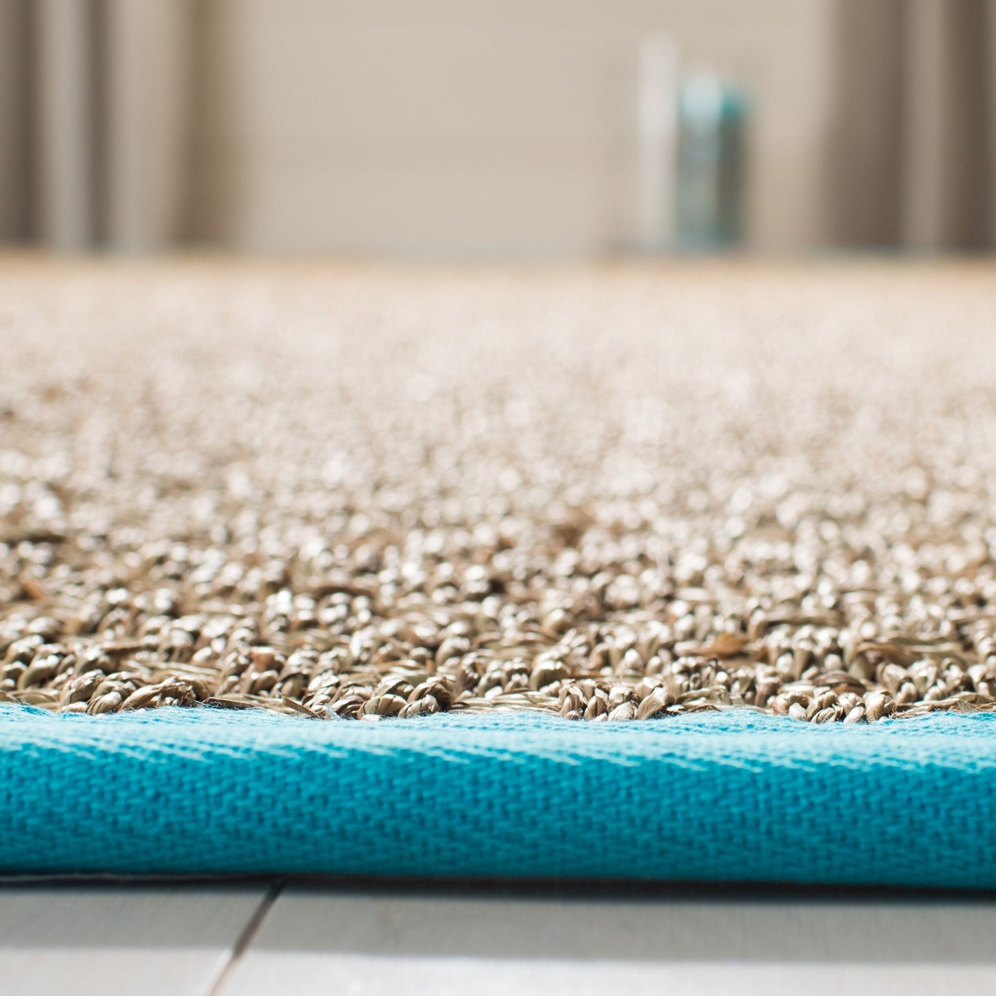 Tapis SAFAVIEH en fibres naturelles Zymryd à motif vannerie en jonc de mer