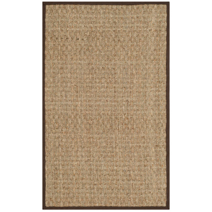 Tapis SAFAVIEH en fibres naturelles Zymryd à motif vannerie en jonc de mer