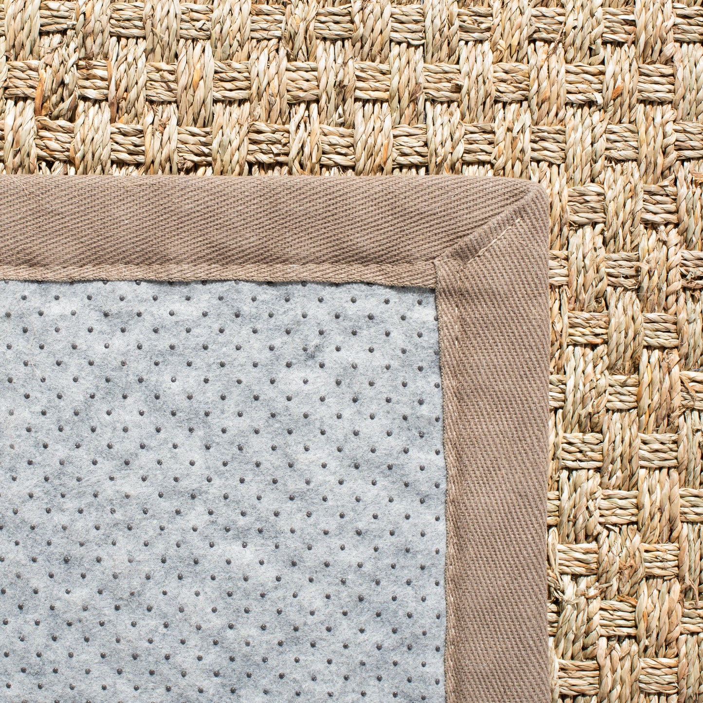 Tapis SAFAVIEH en fibres naturelles Zymryd à motif vannerie en jonc de mer