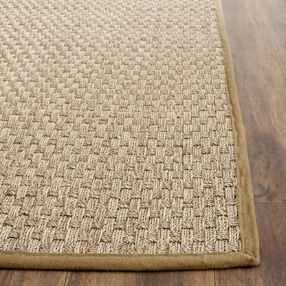 Tapis SAFAVIEH en fibres naturelles Zymryd à motif vannerie en jonc de mer