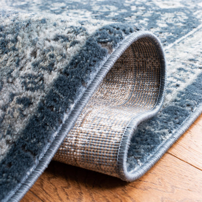 Tapis oriental traditionnel SAFAVIEH Oregon Hildegarde bleu marine/ivoire