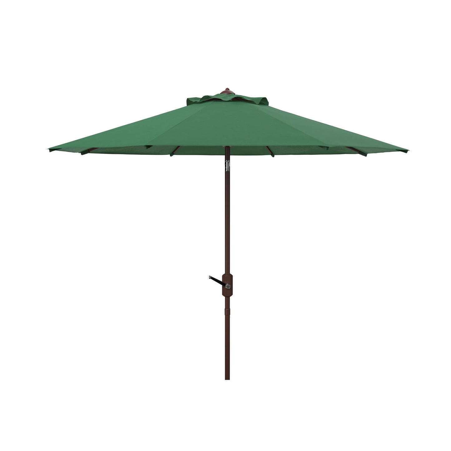 Parasol de patio inclinable et à manivelle en aluminium SAFAVIEH Rieta de 9 pieds, base non incluse