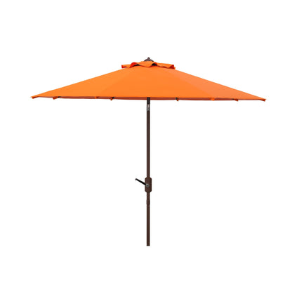 Parasol de patio inclinable et à manivelle en aluminium SAFAVIEH Rieta de 9 pieds, base non incluse