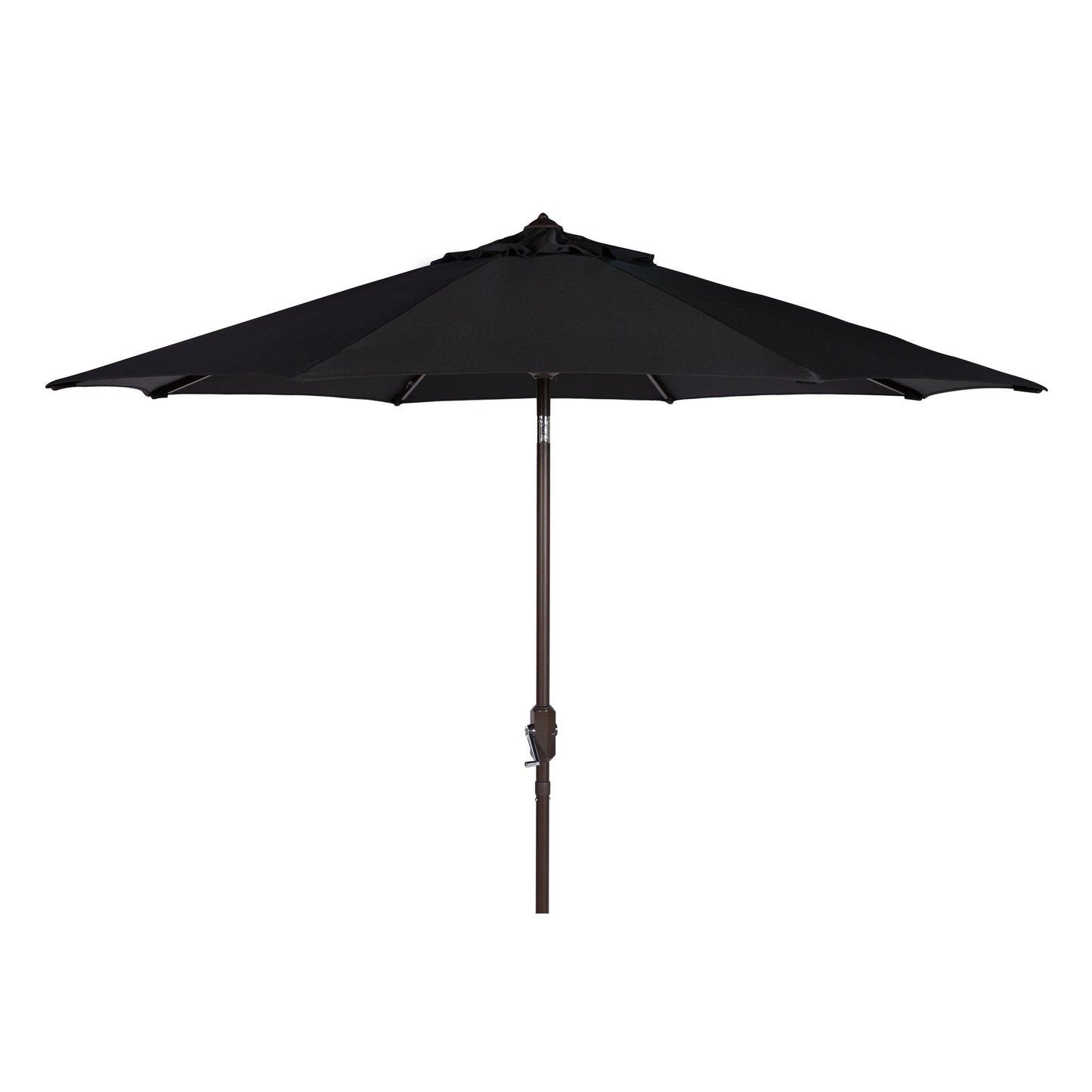 Parasol de patio inclinable et à manivelle en aluminium SAFAVIEH Rieta de 9 pieds, base non incluse