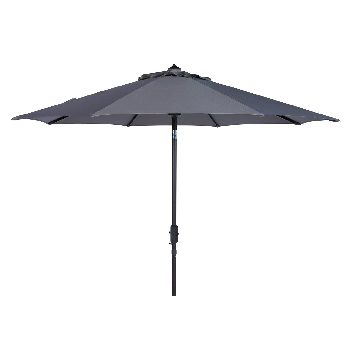 Parasol de patio inclinable et à manivelle en aluminium SAFAVIEH Rieta de 9 pieds, base non incluse