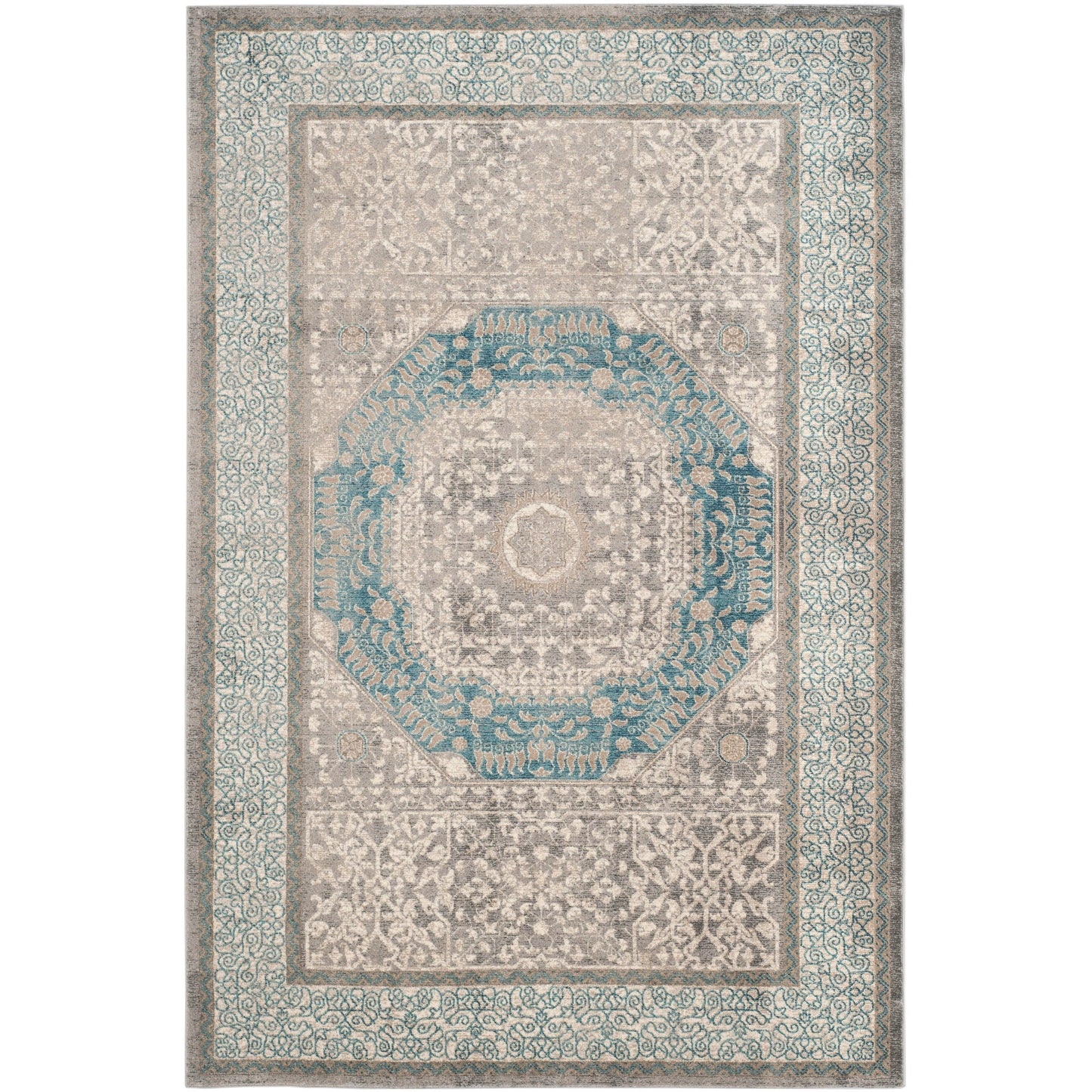 Tapis médaillon oriental vintage SAFAVIEH Sofia Glenna